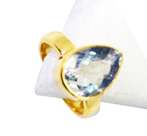 Green Amethyst Gold Plated Online Sovereign Ring