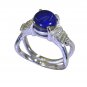 Riyo Blue Lapis Lazuli 925 Solid Sterling Silver Superior Ring Srlla80-44016
