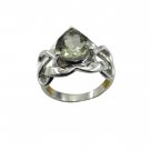 Riyo A Green Amethyst 925 Solid Sterling Silver Prismatic Ring Srgam70-28087