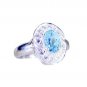 Riyo A Blue Topaz 925 Solid Sterling Silver Handcrafted Ring Srbto60-10118