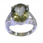 Riyo A Green Amethyst 925 Solid Sterling Silver Preppy Ring Srgam70-28085