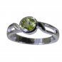 Riyo Green 925 sterling silver Peridot Ring perfect gemstone jewelry handmade SR
