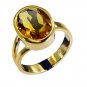 Riyo Citrine Cz 18 Kt Y.G. Plated Friendship Ring Sz 7.5 Gprcicz7.5-94010