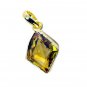 Riyogems Citrine Cz 18c Gold Plated Snow White Pendants L 1.2in Gppcicz-94011