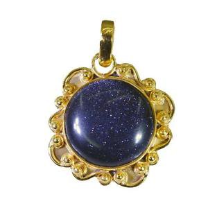 Riyogems Sunstone Indian Gold Plate Animal Pendants L 1.5in Gppsun-78004
