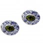Riyo Peridot Big Silver Jewelry Victorian Earrings L 0.5in Seper-58002
