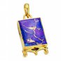 Riyogems Turquoise 18.Kt Gold Platings Ballerina Pendants L 2.1in Gpptur-82069