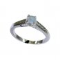Riyo Aqua Chalcedony Silver Jewelry Wholesale Gimmal Ring Sz 7 Srach7-4016