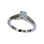 Riyo Aqua Chalcedony Silver Jewelry Wholesale Gimmal Ring Sz 7 Srach7-4016