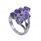 Riyo Amethyst The Silver Company Silver Ring Settings Sz 7.5 Srame7.5-2059
