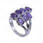 Riyo Amethyst The Silver Company Silver Ring Settings Sz 7.5 Srame7.5-2059