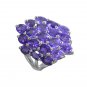Riyo Amethyst Stylish Silver Jewellery Silver Ring Setting Sz 7.5 Srame7.5-2058
