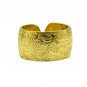 Riyo A Plain 18kt Gold Plated Faceted Ring Gprpla10-120006