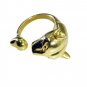 Riyo A Plain 18kt Gold Plated Faceted Ring Gprpla10-120006