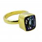 Riyo Mystic Quartz 18kt Y Gold Plating Wedding Bands Sz 9 Gprmqu9-54008
