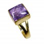 Riyo Sunstone 18.Kt Base Matel Posie Ring Sz 6 Gprsun6-78027