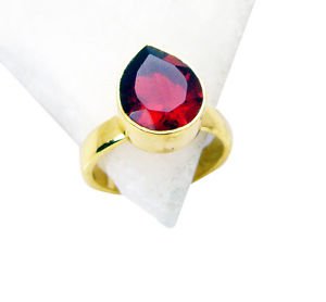 Riyo Ruby Cz Gold Plated Online Sovereign Ring Sz 8 Gprrucz8-104018