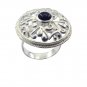 Riyo Gemstone Alloy Silver Costume Ring Aspr65-0017