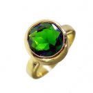 Emerald Cz 18.Kt Y Gold Plating Classic Day Rings