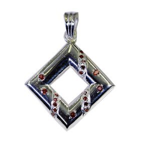 Riyo Garnet Real Silver Jewellery Chandelier Pendants L 1.1in Spgar-26121