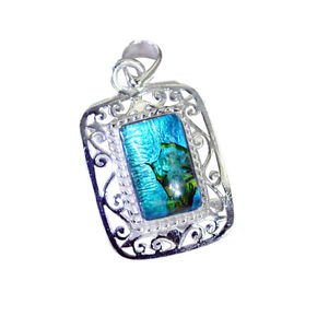 Riyo  Gemstone Silver Jewelry Indian Belle Pendants L 1.5in Spmul-52055