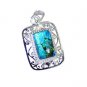 Riyo Gemstone Silver Jewelry Indian Belle Pendants L 1.5in Spmul-52055