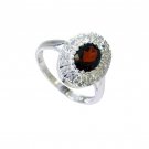 Riyo Garnet Handmade Silver Jewelry Silver Ring Settings Sz 7 Srgar7-26214