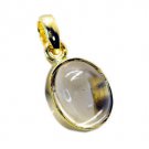 Riyogems Lemon Quartz Gold Plated Designs Angel Pendant L 1.5in Gpplqu-46005