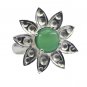 Riyo   Gemstone Alloy Silver Finelydetailed Ring Aspr80-0072