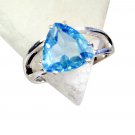 Riyo Blue Topaz Silver And Stones Jewelry Promise Ring Sz 9 Srbto9-10090