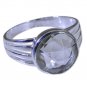 Riyo Green 925 sterling silver Green Amethyst Ring drop-dead gemstone handmade j