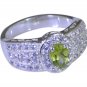 Riyo Green 925 sterling silver Peridot Ring Junoesque gemstone jewelry designers