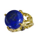 Riyo Lapis Lazuli 18 Kt Y.G. Plated Nice Ring Sz 6.5 Gprlla6.5-44060