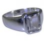 Riyo Green 925 sterling silver Green Amethyst Ring symmetrical fine gemstone jew