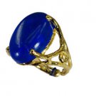 Riyo Lapis Lazuli 18kt Gold Plating Classic Day Rings Sz 6.5 Gprlla6.5-44064