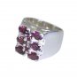 Riyo Garnet 92.5 Solid Sterling Silver Cameo Ring Jewellery Sz 7.5 Srgar7.5-2609