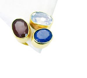 Riyo  Red Onyx 18.Kt Gold Plated Claddagh Ring Sz 8 Gprmul8-53027