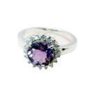 Riyo Amethyst Wholesale Silver Jewelry Class Ring Jewelry Sz 7 Srame7-2088