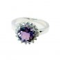 Riyo Amethyst Wholesale Silver Jewelry Class Ring Jewelry Sz 7 Srame7-2088