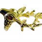 Riyo Garnet Gold Plated Ring Sz 5.5 Gprgar5.5-26041