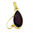 Riyogems Red Onyx Base Matel Y Gold Quad Pendants L 1.5in Gppron-66023