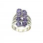 Riyo Purple Amethyst 925 Solid Sterling Silver Eye Catching Ring Srame80-2177
