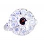 Riyo Garnet Just Silver Jewellery Wide Silver Ring Sz 7.5 Srgar7.5-26237