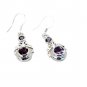 Riyo Amethyst Ethnic Silver Jewelry Ear Thread L 1.5in Seame-2037