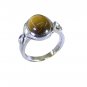 Riyo Brown Tiger Eye 925 Solid Sterling Silver Chunky Ring Srtey75-80014