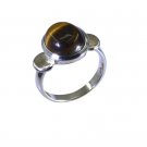 Riyo Brown Tiger Eye 925 Solid Sterling Silver Chic Ring Srtey70-80016