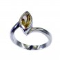 Riyo Golden Citrine 925 Solid Sterling Silver Faceted Ring Srcit80-14095