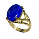 Riyo Lapis Lazuli 18k Y Gold Plating Rosary Ring Jewelry Sz 7 Gprlla7-44073