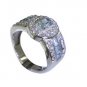 Riyo Blue Topaz Hill Tribe Silver Jewelry Wide Silver Ring Sz 7 Srbto7-10023