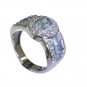 Riyo Blue Topaz Hill Tribe Silver Jewelry Wide Silver Ring Sz 7 Srbto7-10023